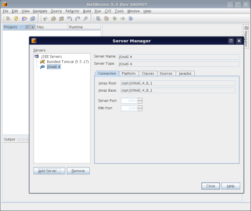 Installation screenshot